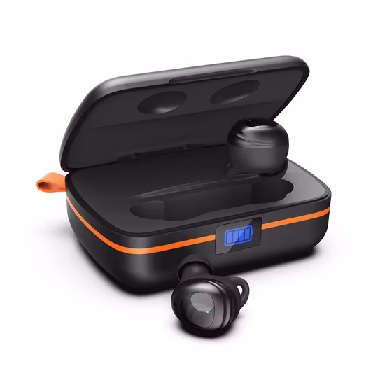 Wireless Earbuds, Wireless Earphones with 2500mAh Wireless Charging Case